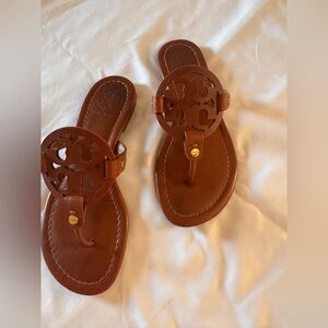 Tory Burch Tan Leather Sandals